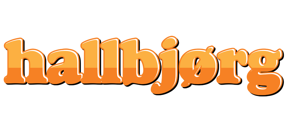 Hallbjørg orange logo