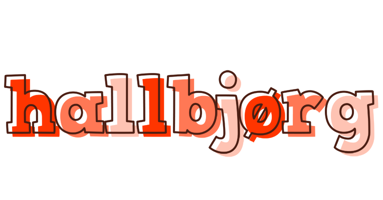 Hallbjørg paint logo