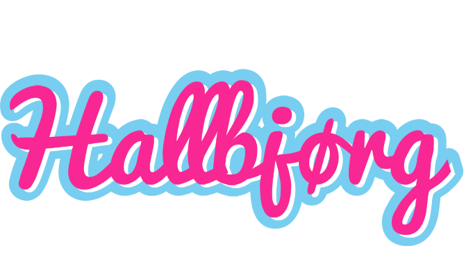 Hallbjørg popstar logo