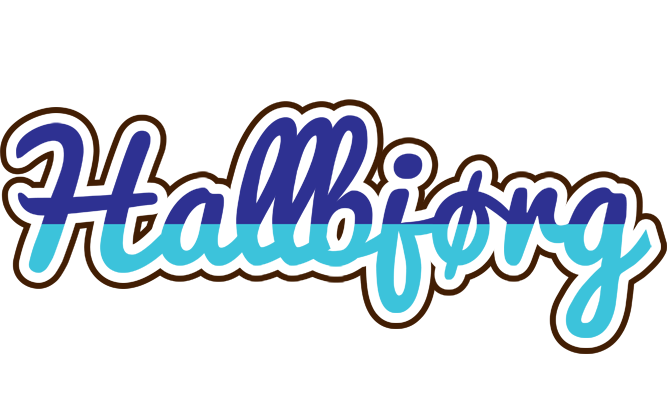 Hallbjørg raining logo