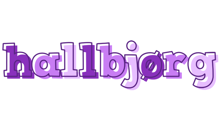 Hallbjørg sensual logo
