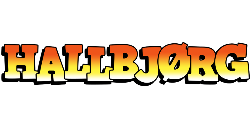 Hallbjørg sunset logo