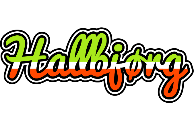 Hallbjørg superfun logo