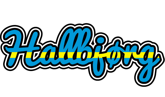 Hallbjørg sweden logo