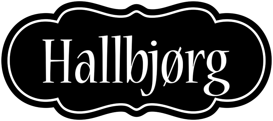 Hallbjørg welcome logo