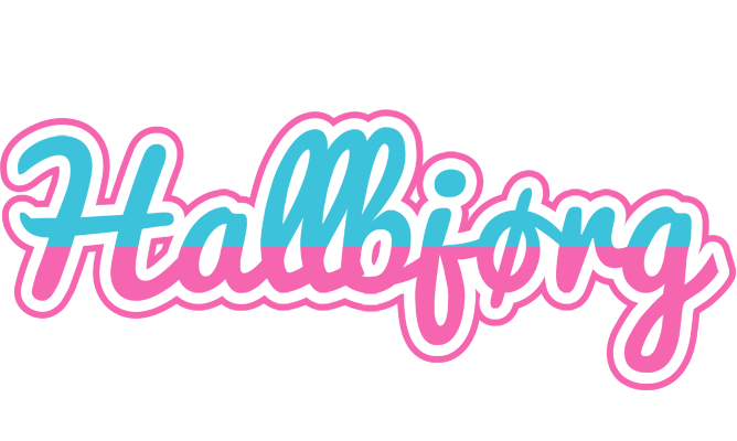 Hallbjørg woman logo