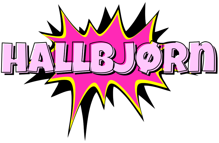 Hallbjørn badabing logo