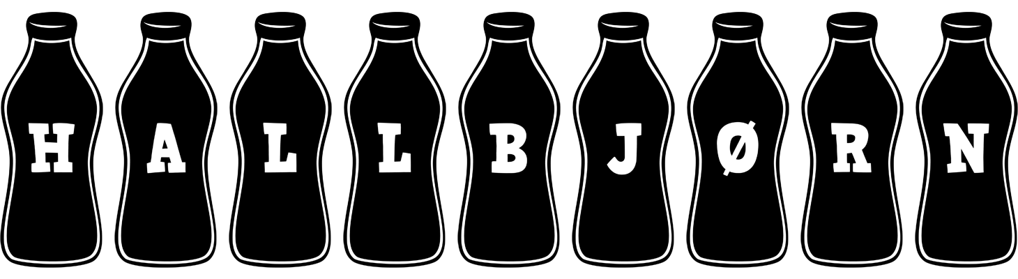 Hallbjørn bottle logo