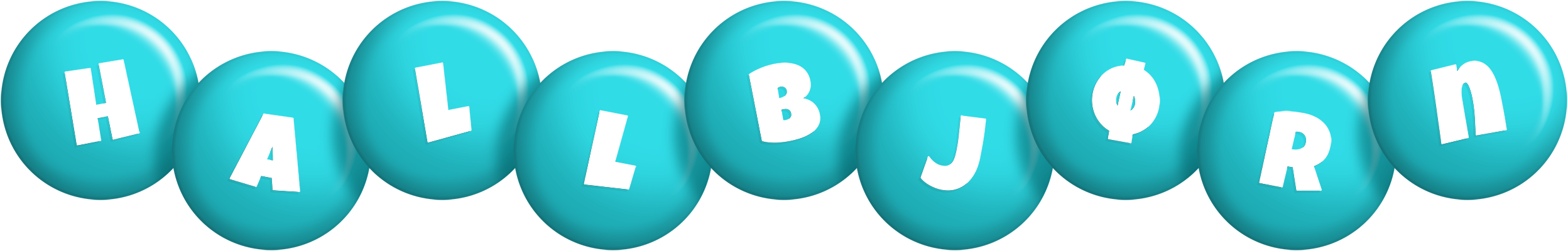 Hallbjørn candy-azur logo