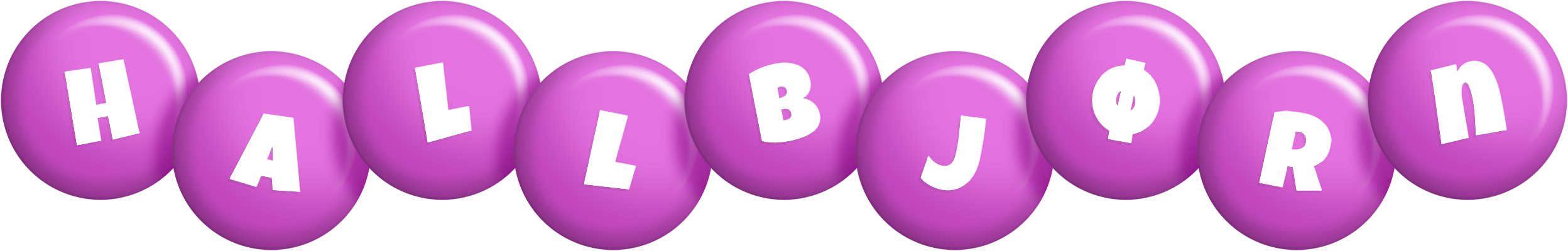 Hallbjørn candy-purple logo