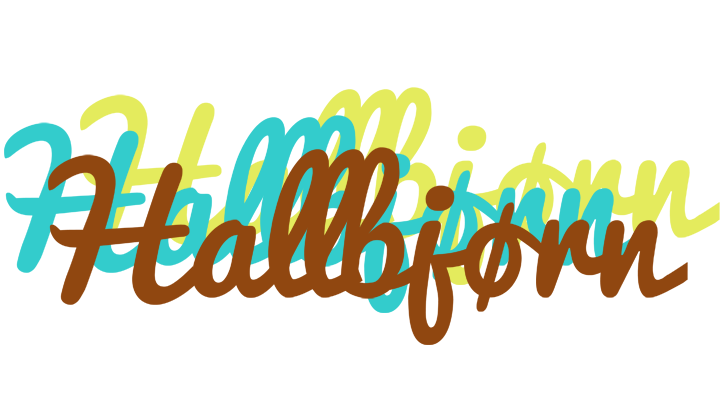 Hallbjørn cupcake logo