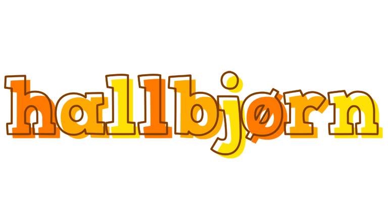 Hallbjørn desert logo