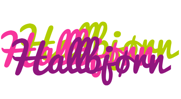 Hallbjørn flowers logo
