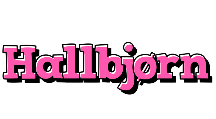 Hallbjørn girlish logo