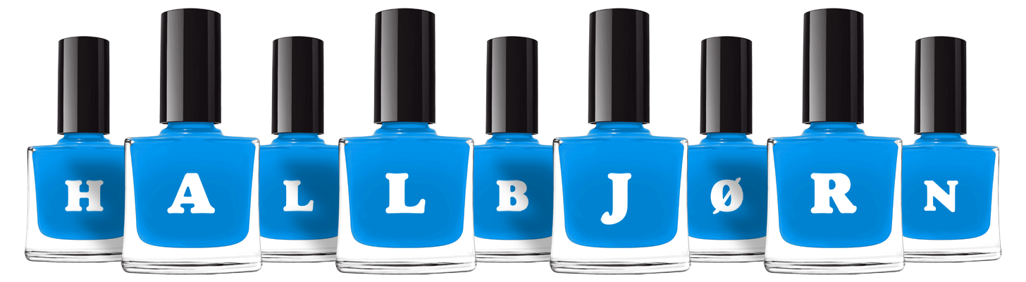 Hallbjørn glossy logo