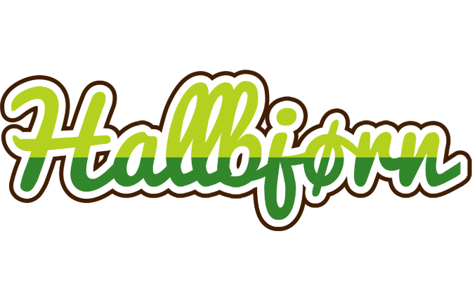 Hallbjørn golfing logo