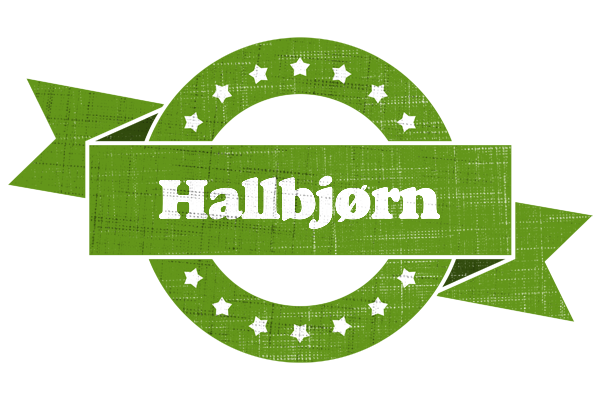 Hallbjørn natural logo