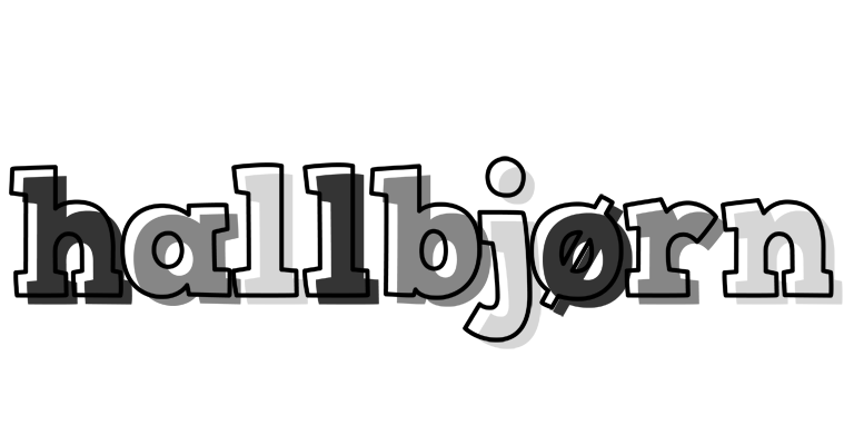 Hallbjørn night logo