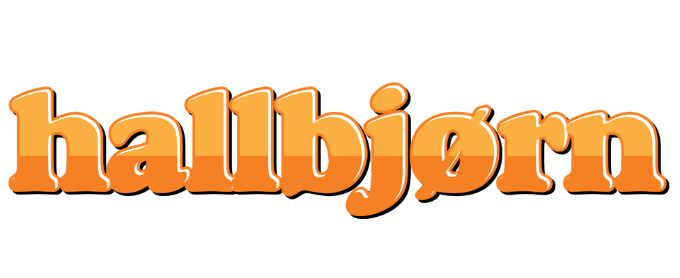 Hallbjørn orange logo