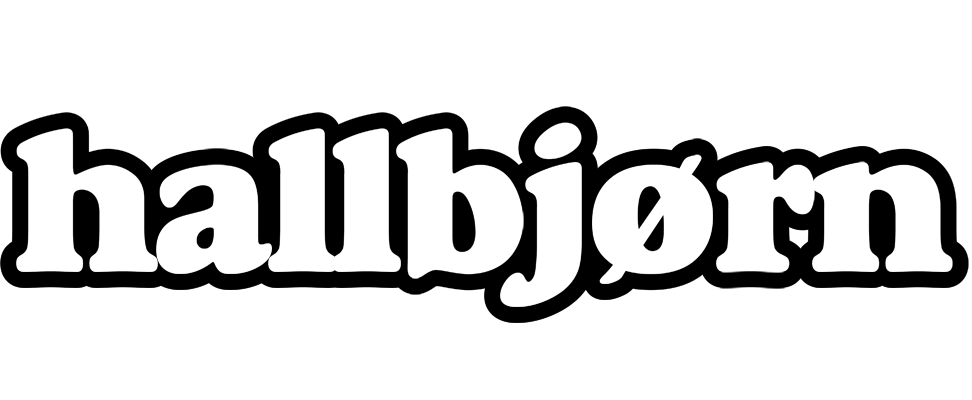 Hallbjørn panda logo