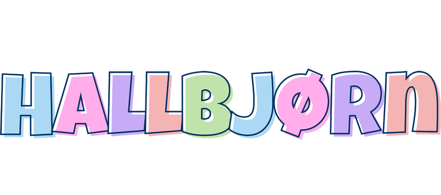 Hallbjørn pastel logo