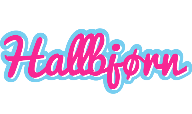 Hallbjørn popstar logo