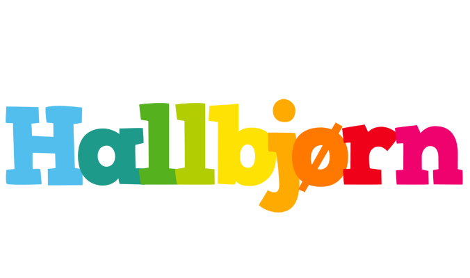 Hallbjørn rainbows logo
