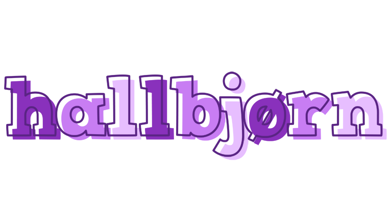 Hallbjørn sensual logo
