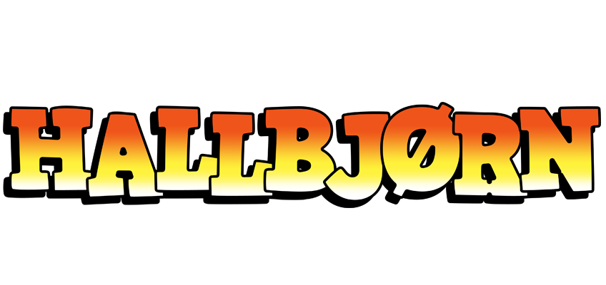 Hallbjørn sunset logo