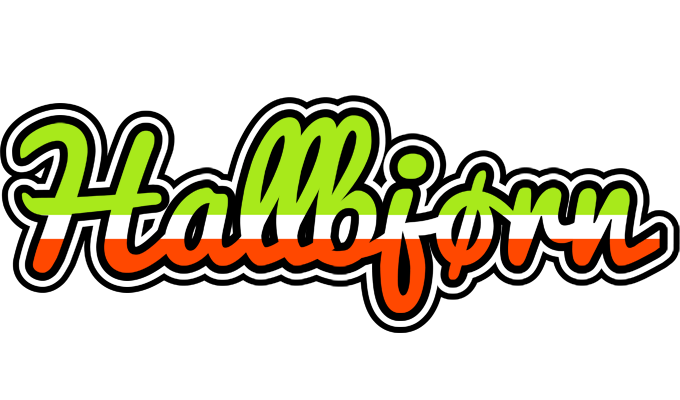 Hallbjørn superfun logo