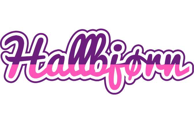 Hallbjørn cheerful logo