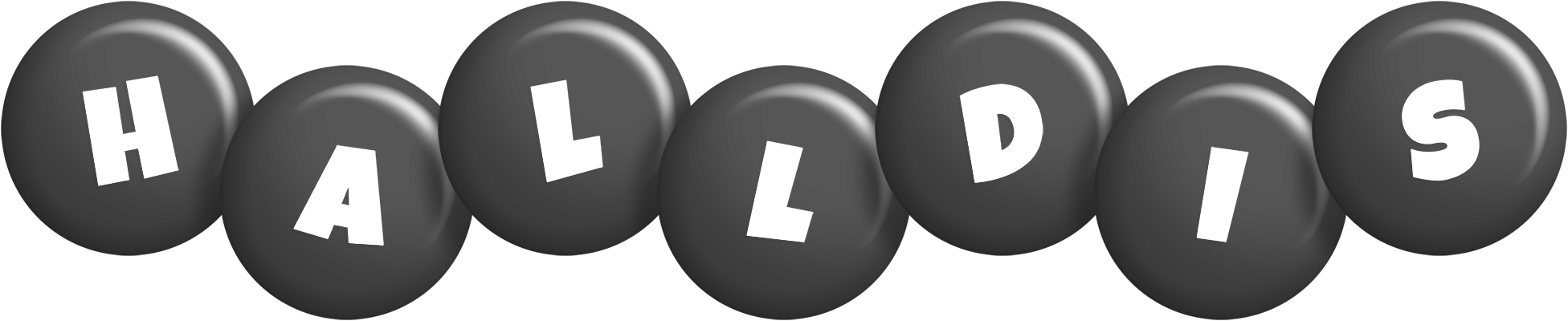 Halldis candy-black logo