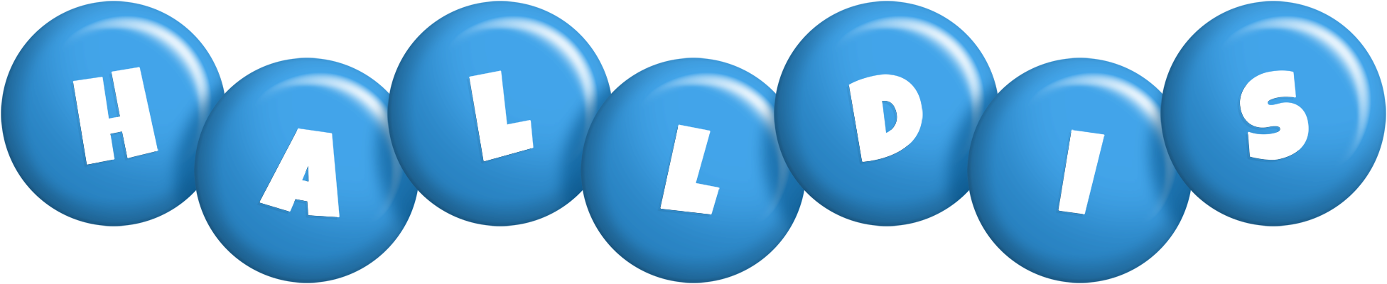 Halldis candy-blue logo