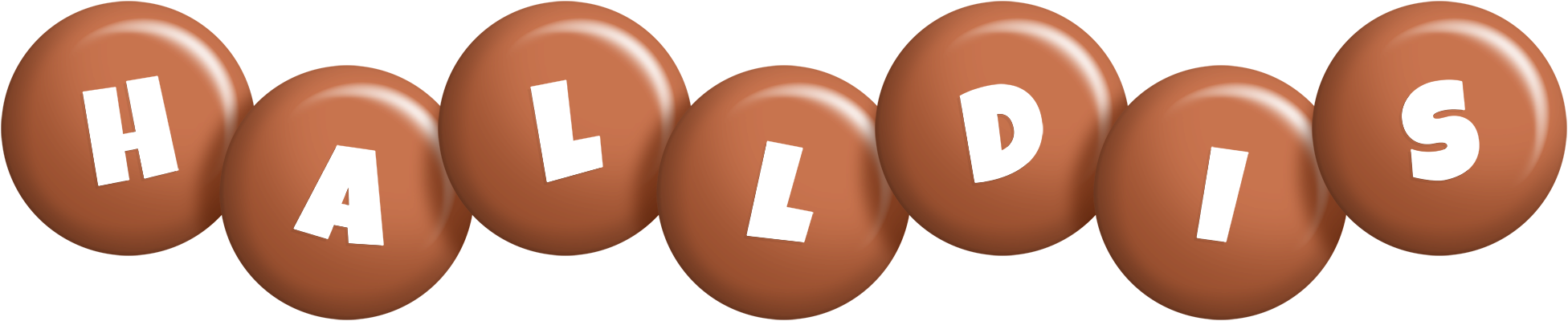 Halldis candy-brown logo
