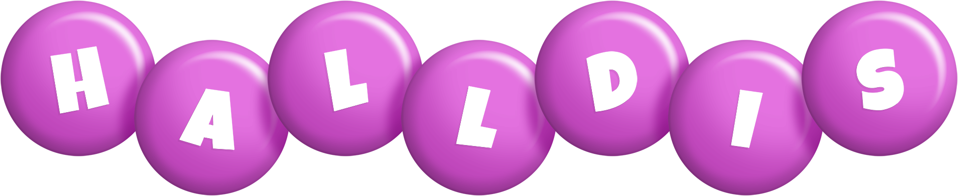 Halldis candy-purple logo