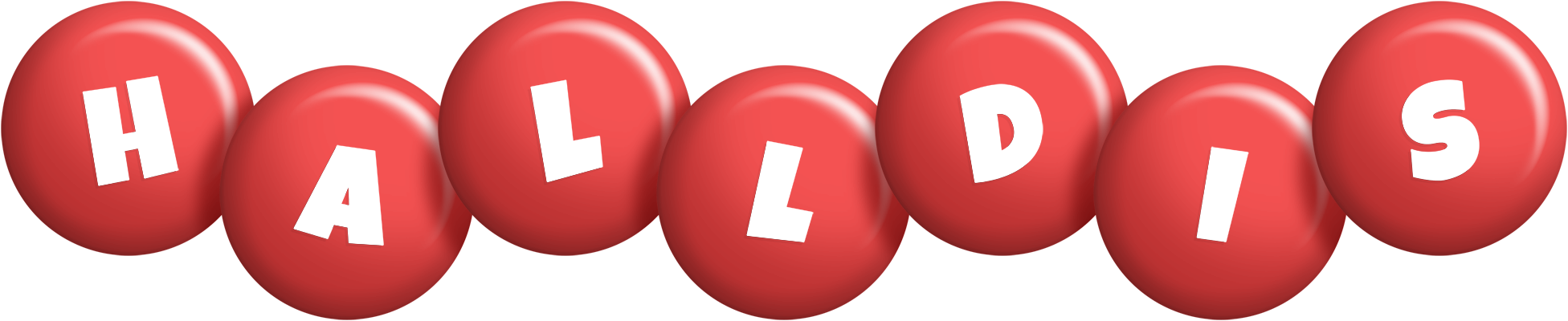 Halldis candy-red logo