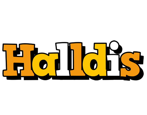 Halldis cartoon logo