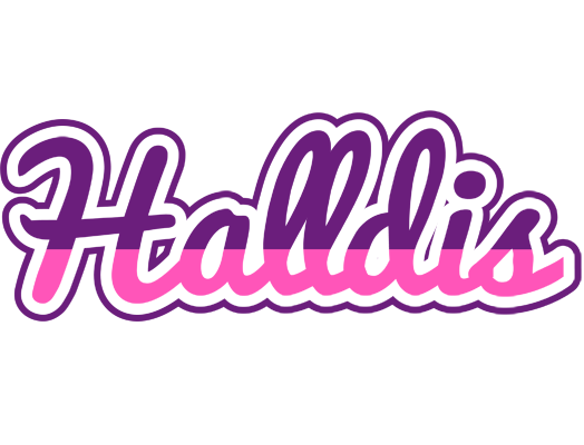 Halldis cheerful logo