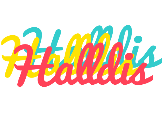 Halldis disco logo