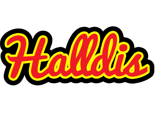 Halldis fireman logo