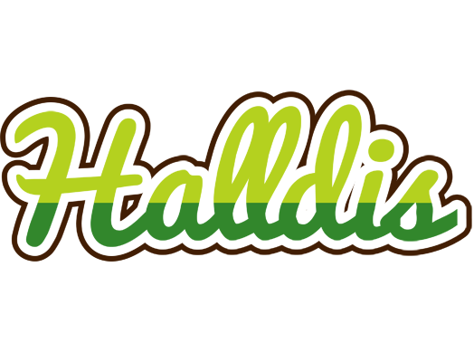 Halldis golfing logo