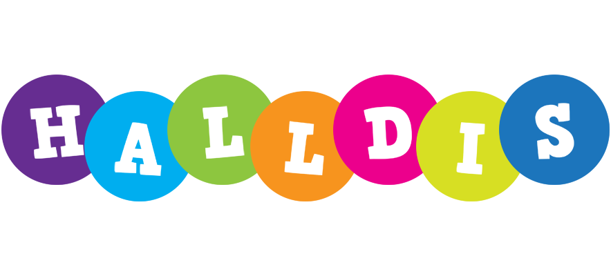 Halldis happy logo