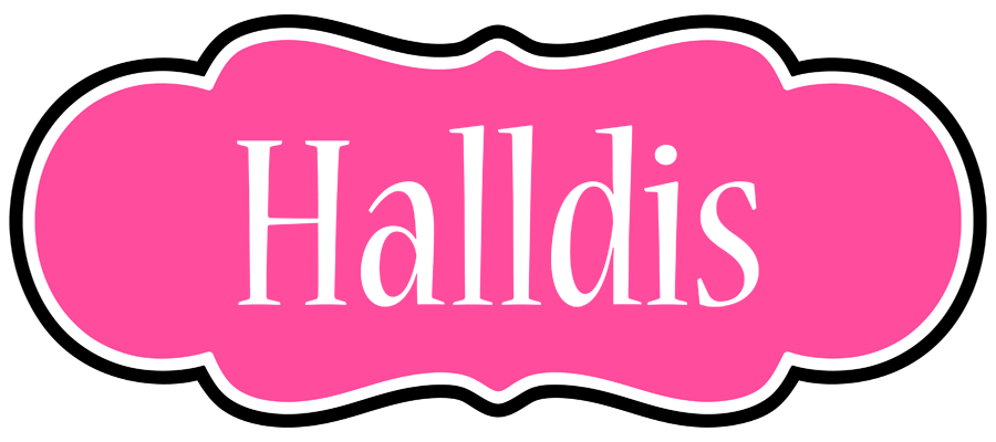 Halldis invitation logo