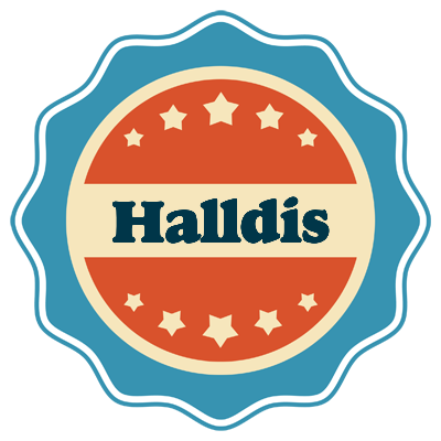 Halldis labels logo