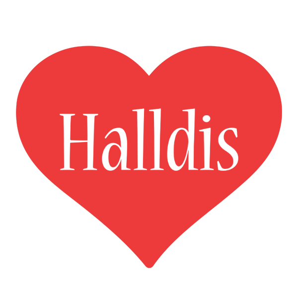 Halldis love logo