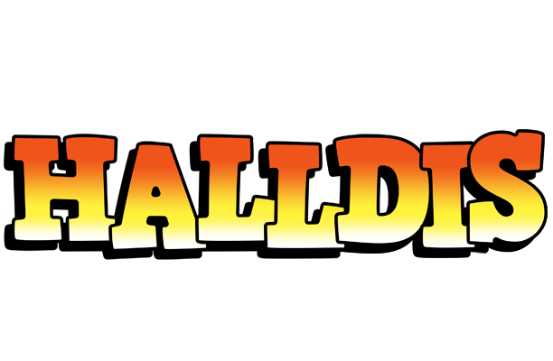 Halldis sunset logo