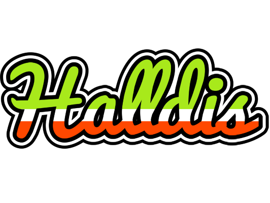 Halldis superfun logo