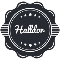 Halldor badge logo