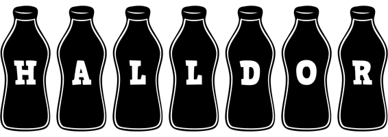 Halldor bottle logo