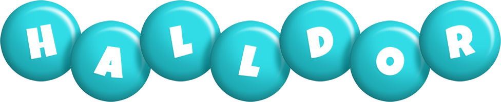 Halldor candy-azur logo